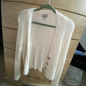 XL fuzzy warm cardigan